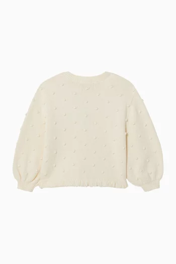 Pom Pom Cardigan