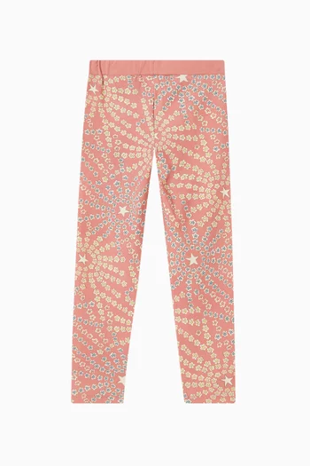 Cartwheel-print Leggings
