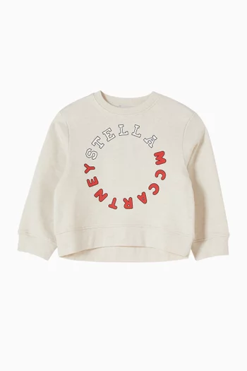 Logo Hoodie in Cotton-fleece