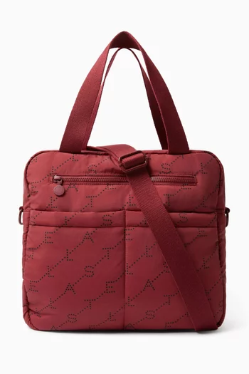 Logo Patterned Changing Bag
