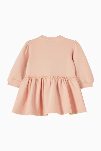 Horse Logo Dress in Cotton