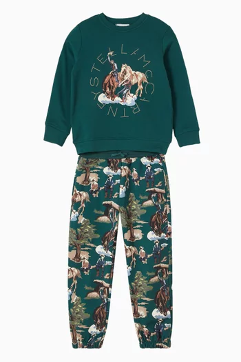 Logo-print Sweatshirt in Cotton