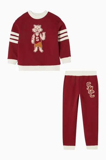 Tiger-motif Tracksuit Set