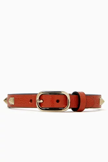 Spike Bracelet in Leather
