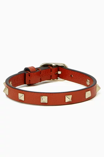 Spike Bracelet in Leather