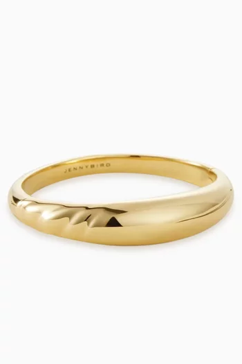 Nelle Bangle in 14kt Gold-plated Steel
