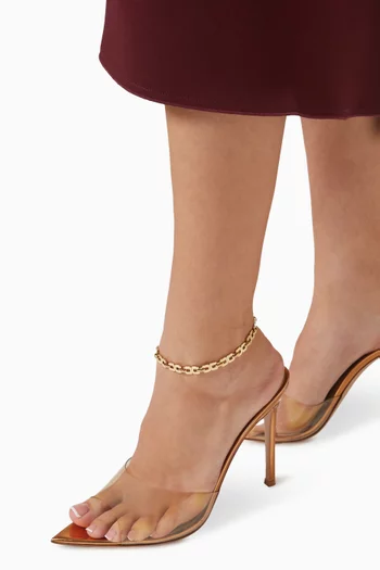 Rome Anklet in 14kt Gold-plated Steel