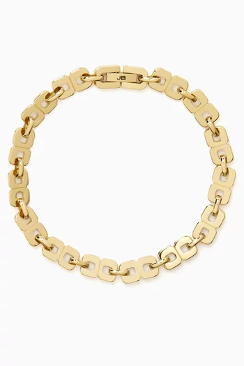 Rome Anklet in 14kt Gold-plated Steel