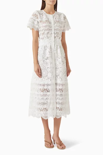 Grace Midi Dress in Lace
