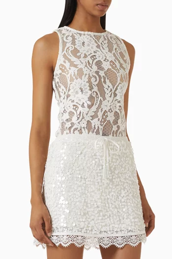 Athina Bodysuit in Lace