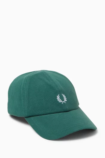 Classic Piqué Cap in Cotton
