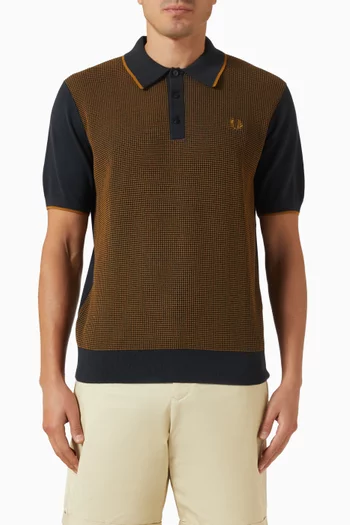 Tonic Waffle Knitted Shirt in Cotton-blend
