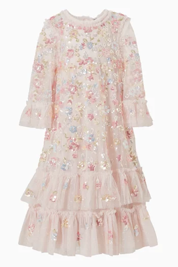 Clover Sequin-embellished Dress
