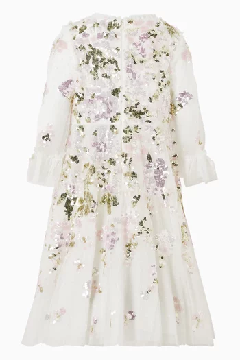 Wisteria Sequin-embellished Dress
