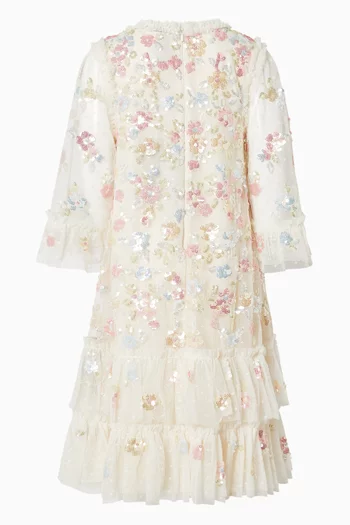 Sequin Bloom Dress