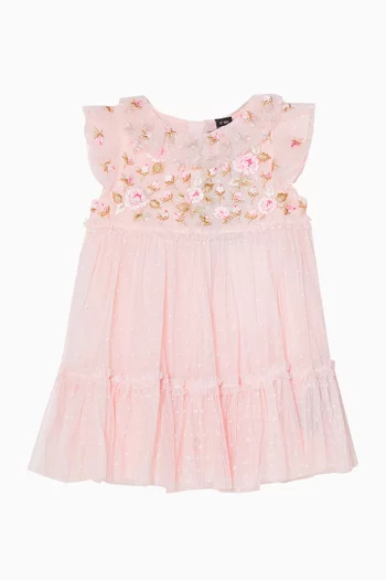 Rose Bloom Bodice Baby Dress