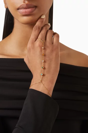 Nika Cubic Zirconia Hand Chain
