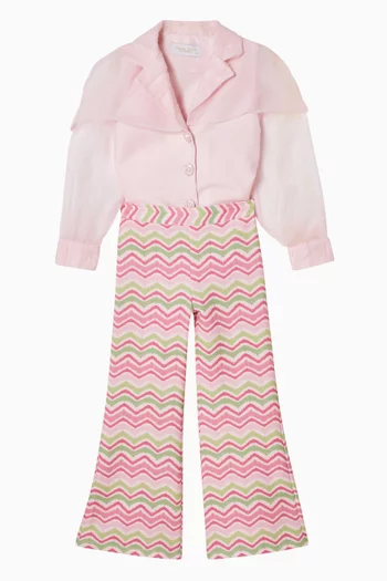 Cape Blouse in Organza