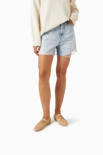Leonie Ballet Flats in Raffia
