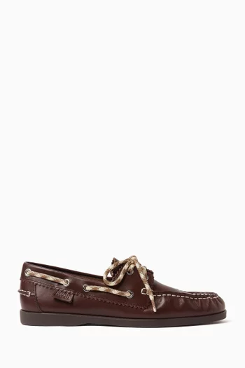 Franco Boat Shoes in Leather