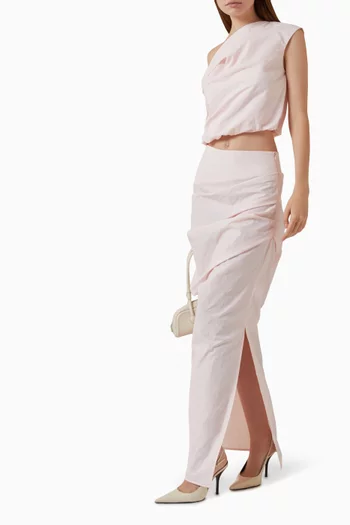 Remmy Draped Maxi Skirt