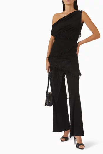 Mae Asymmetric Draped Top