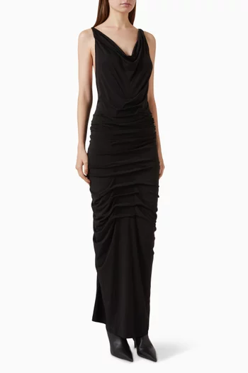 Elemental Claudia Ruched Dress in Jersey