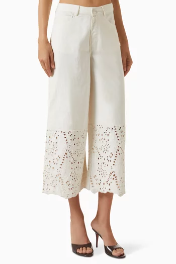 Liora Crop Wide-leg Pants
