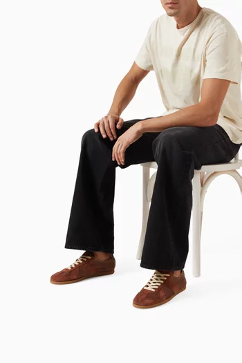 Replica Soft Sneakers in Nappa Leather & Suede