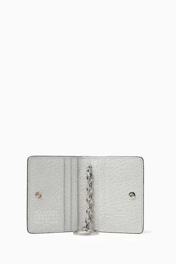 Clip 2 Cardholder Keyring in Leather