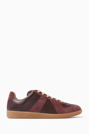 Replica Sneakers in Nappa Leather & Suede