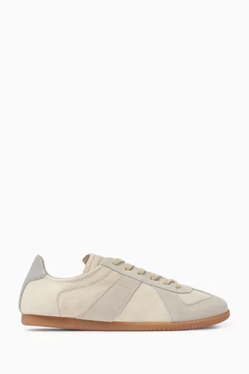 Replica Soft Sneakers in Nappa Leather & Suede