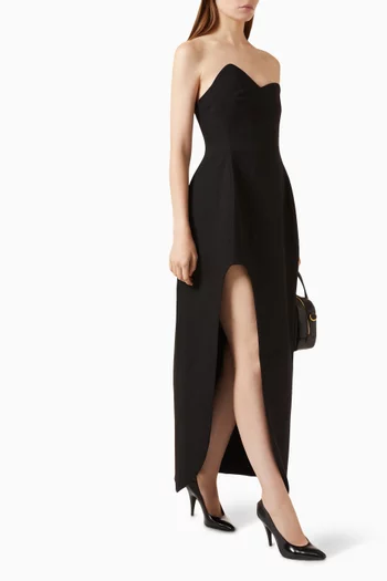 Bustier Dress in Wool