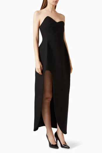 Bustier Dress in Wool
