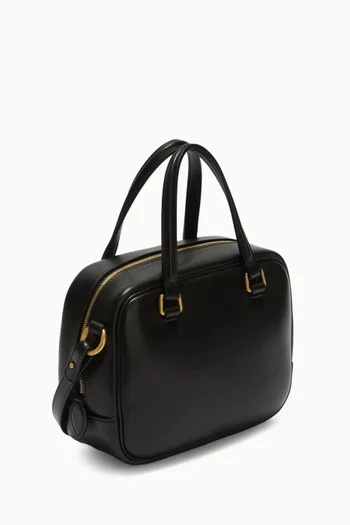 Small Vision Top-handle Bag in Leather