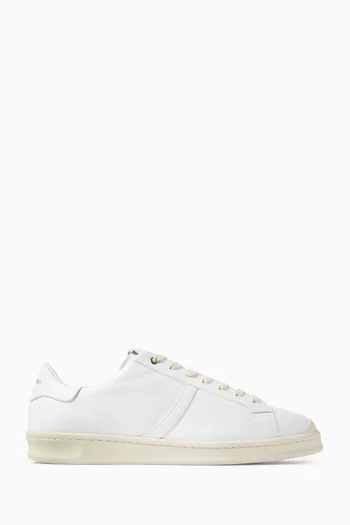 Logo Sneakers in Leather