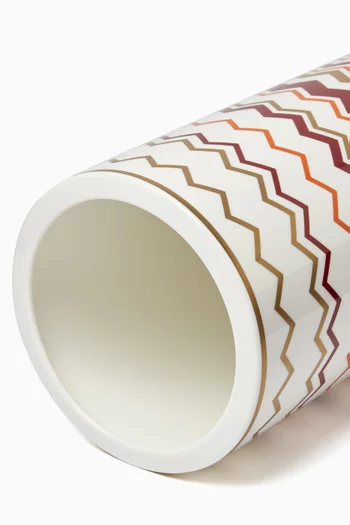 Iconic Zig Zag Vase in Porcelain
