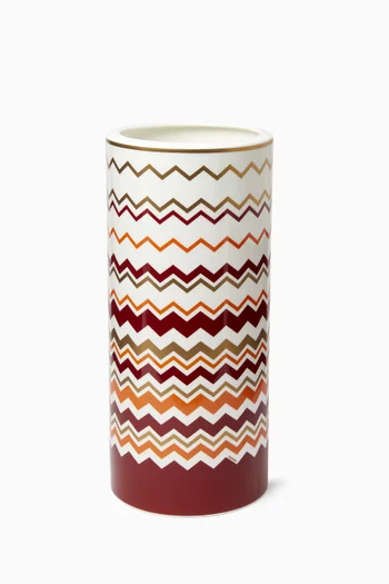 Iconic Zig Zag Vase in Porcelain