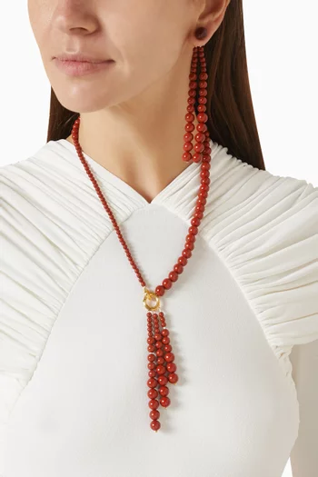 Onda Jasper Necklace in 18kt Gold Vermeil