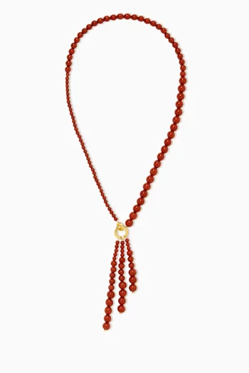 Onda Jasper Necklace in 18kt Gold Vermeil