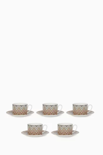 Jarris Tea Cup & Saucer, Set of 6