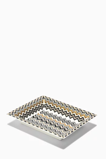 ZigZag Trinket Tray in Porcelain