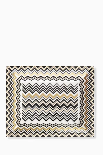 ZigZag Trinket Tray in Porcelain