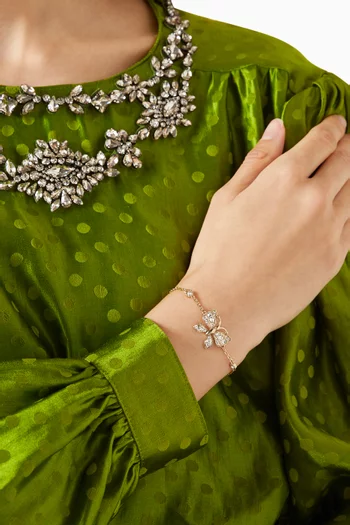 Flutterby Swarovski® Bracelet in Metal
