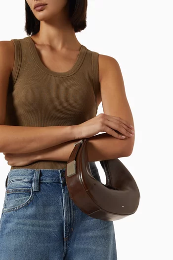 Small Toni Hobo Shoulder Bag in Leather