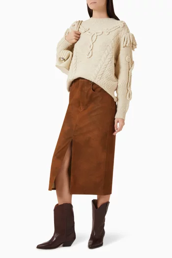 Katria Knit Sweater in Wool Blend