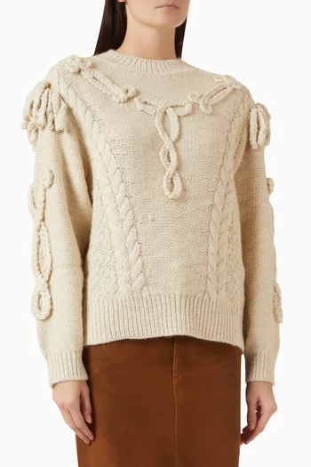 Katria Knit Sweater in Wool Blend