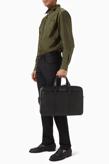 177 Dual Briefcase in Leather