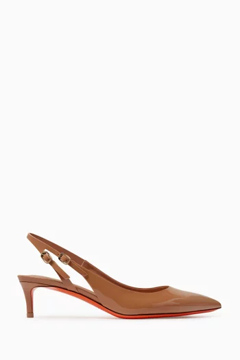Audrey 45 Slingback Pumps in Patent Leather