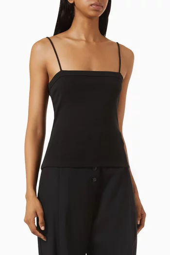 Square Neck Cami Top in Organic Cotton